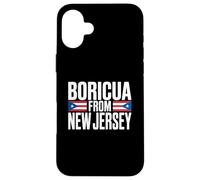 Boricua du New Jersey Drapeau portoricain Pride Newark Coque pour iPhone 16 Plus