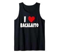 Boricua Food Lovers Porto Rico I Love Bacalaito Débardeur