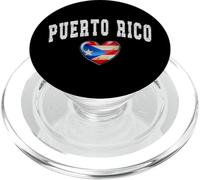 Boricua Heart Chemise Drapeau de Porto Rico pour la Famille PopSockets PopGrip pour MagSafe