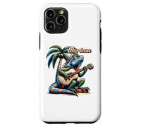 Boricua Iguane Porto Rico Jouant de la Guitare sous Un Palmier Coque pour iPhone 11 Pro