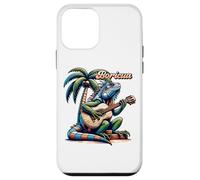 Boricua Iguane Porto Rico Jouant de la Guitare sous Un Palmier Coque pour iPhone 12 Mini