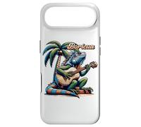 Boricua Iguane Porto Rico Jouant de la Guitare sous Un Palmier Coque pour iPhone Air