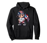 Boricua Kid Porto Rico Flag Hat Pr Bébé Mignon Fun Sweat à Capuche
