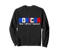 Boricua Puerto Rico Pride Porto Rican Taino Africain Espagnol Sweatshirt