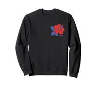 Boricuan Roots Porto Rico Hibiscus Flower Heritage Pocket Sweatshirt