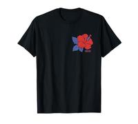 Boricuan Roots Porto Rico Hibiscus Flower Heritage Pocket T-Shirt