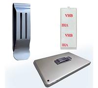 BORING PRODUCT Clip de Poche Extra Large Attachable pour Smartphones 1 Pack Clip Hanche Adhésif pour Tablette GPS Talkie-Walkie Acier Inoxydable Clip Téléphone Clip pour Ceinture Holster