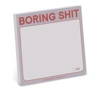 Boring Shit Sticky Note Pad