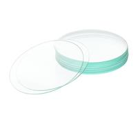BorinGlass Verre de Montre avec Un Diamètre Extérieur de 100 Mm, Plat En Verre Borosilicaté Et Couvercle de Bécher pour Expériences de Laboratoire