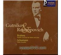Boris Gutnikov - Brahms - Double Concerto for Violin and Cello / Schumann - Cello Concerto - B. Gutnikov, M. Rostropovich (UK Import)