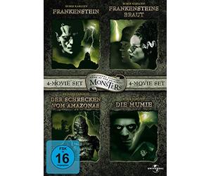 Boris Karloff,Colin Clive,Elsa Lanchester - Monster Collection-4-Movie Set [Import]