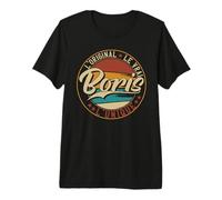 Boris L'Original Le Vrai L'Unique Hommes & Garçons T-Shirt Haut de Gamme