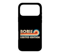 Boris Retro 70s 80s Sunset Stripe Coque pour iPhone 17 Pro Max