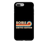 Boris Retro 70s 80s Sunset Stripe Coque pour iPhone 7 Plus/8 Plus