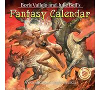 Boris Vallejo & Julie Bell's Fantasy Wall Calendar 2024: A Year of Classic Images for 2024