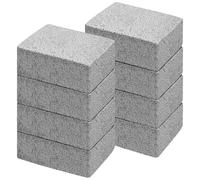BORISCA 8 Pcs Pierres Nettoyage Grille Barbecue, 10×7×4 cm Pierre Abrasive Crepiere, Nettoyage Pierre à Nettoyer Réutilisable, Pierres Ponce pour Nettoyage Grill, Les Poêles et Les Carreaux