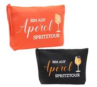 BORISCA Aperol Lot de 2 petites trousses de maquillage Aperol Spritz, a, N°