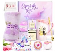 BoriYa Cadeau Fete des Meres - Cadeau Maman - Bonne Fete Maman, Fete des Meres Coffret avec Mug Tasse Meilleure Maman et l'artisanat Acrylique, Idee Cadeaux Anniversaire pour Maman, Belle-maman