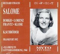 BORKH INGE (soprano) - Salome + Lorenz in Goetterdaem [Import]