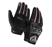 BORLENI Gants de Moto pour Les Gants d'écran Tactile Dur pour Les Femmes des Hommes, Respirant, pour Les Courses Hors Route, Les Gants de Moto, Les protège-Doigts, Les Gants de Conduite