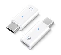 BORLTER CLAMP Adaptateur de Charge pour Apple Pencil 1st Generation 2Pcs, Adaptateur de Charge USB-C mâle vers Femelle avec indicateur, Compatible avec iPad 10th Generation ou câble USB C Device