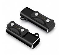 BORLTER CLAMP Adaptateur de Charge pour Montre Polar, Adaptateur de Charge USB-C avec Porte-clés Portable, Compatible avec Polar Vantage V3/Pacer/Pro/Vantage M3 /Ignite 3/Grit X2, Noir