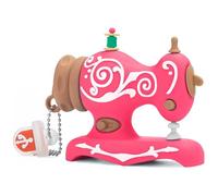 BORLTER CLAMP Clé USB 32 Go, Nouveauté USB Mémoire Stick Forme de Machine à Coudre Pendrive Stockage USB Externe Flash Drive, Rose Rouge