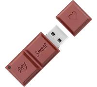BorlterClamp 64GB Chocolate Shaped USB Flash Drive for External Data Storage