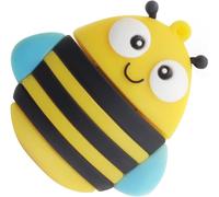 BorlterClamp 64GB Cute Cute Cute Little Bee Shaped USB Flash Drive for External Data Storage
