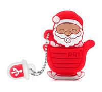 BorlterClamp Clé USB Mignonne Modèle de Père Noël 32 Go Cadeaux de Noël pour Nouvelle Année Fantaisie USB Mémoire Stick Pendrive