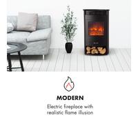 Klarstein Bormio Intérieure Cheminée autonome Electrique Noir