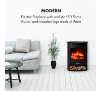 Bormio S Cheminée électrique 950/1900W thermostat minuterie hebdomadaire