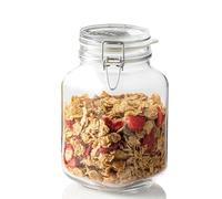 Bormioli 0810453 Bocal hermétique en Verre FIDO, 2L, Transparent