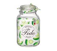 Bormioli 0810454 Bocal hermétique en Verre FIDO, 3L, Transparent