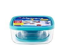 Bormioli 390610-SK5 Frigoverre Boîte de Conservation Verre Transparent Set de 3