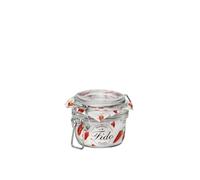 Bormioli 517727 141370-ME7 Bocal hermétique en Verre FIDO, 125Ml, Transparent