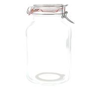 Bormioli # 845658 Bocal/en Verre avec Couvercle à Fermeture Papillon 3 L