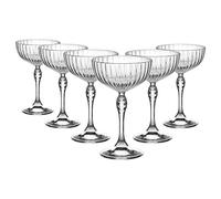 Bormioli 93124 Rocco Lot de 6 tasses America'20 cocktails, verre, 23cl