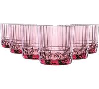 Bormioli 93919 Rocco America Lot de 6 verres à liqueur Lilas Dof, verre, 38 cl