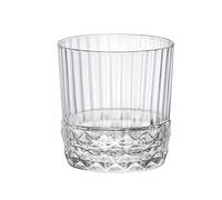 Bormioli Rocco 6 20s Piece America » Whisky Verres Set - Art déco vintage Scotch Whisky Gobelets - 380 ml