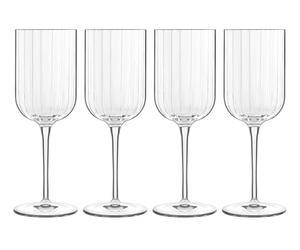 Bormioli Luigi Bach Set 4 Calici Vino Rosso 40 cl In Vetro Cristallino
