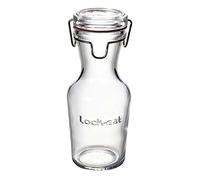 Bormioli Luigi Lockeat Carafe avec Bouchon hermétique, 0,5 L, Verre, Transparent, 10 x 8,5 x 21 cm