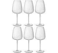 Bormioli Luigi Speakeasies Lot de 6 verres à vin rouge en verre 70 cl. Verre sonore supérieur High-Tech.