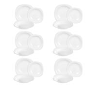 Bormioli Rocco Service d'assiettes Parme – 18 pièces (6 personnes)