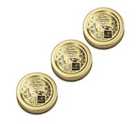 Lot de 3 capsules pour pot à confiture - D: 56 mm