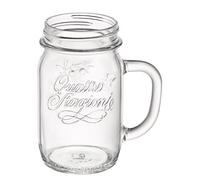 12x Vases 4 Saisons avec Poignée Transparent CL 41,5 Sans Gélules Bormioli Rocco
