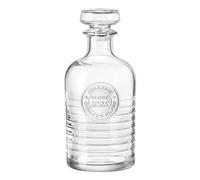 Bormioli Rocco 140623 Officina 1825 Decanter Spirits, Carafe with Stopper, 1 Litre, Glass, Transparent, Pack of 1