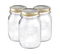 BORMIOLI ROCCO 3X Quattro Stagioni Verre STAGINE JAR BANDER CANISTER 500ML