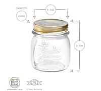 Bormioli Rocco 3x Quattro Stagioni Verre Sumre Bonnet 1000 ml Clear