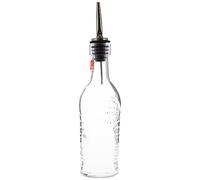 Bouteille à huile avec son bouchon verseur Officina 0,25 l - Bormioli Rocco - Transparent - Verre Or